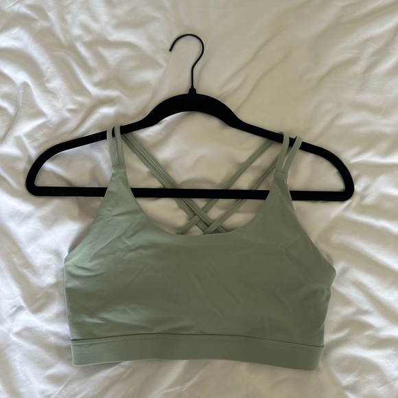 Light Green Sports Bra - Picture 2 of 2